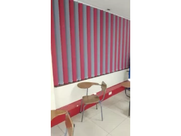 Corporate colour vertical blinds